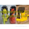 Hydraulic toe jack operating functions